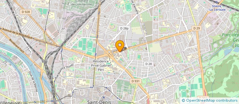 localisation de l'entreprise ECRITURFU  SAINT-DENIS