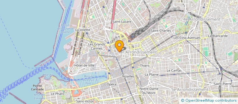 localisation de l'entreprise ECRIVAIN PUBLIC à MARSEILLE
