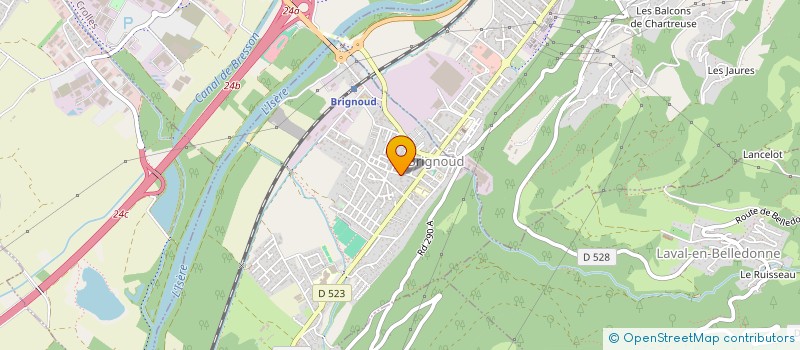 localisation de l'entreprise ECRIVAINS EN GRESIVAUDAN  VILLARD-BONNOT