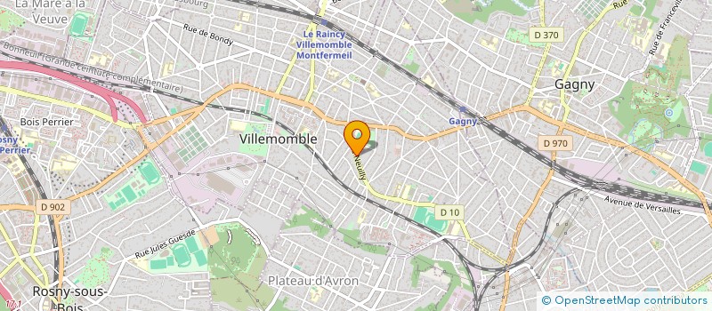localisation de l'entreprise ECRIVAINS PUBLICS A VILLEMOMBLE à VILLEMOMBLE