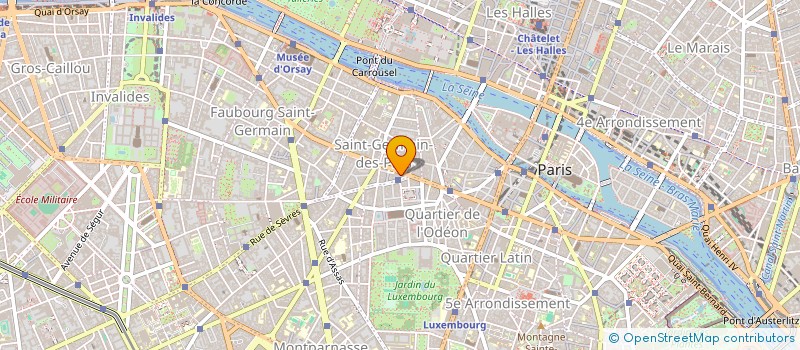 localisation de l'entreprise ECS  PARIS