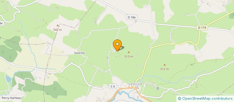 localisation de l'entreprise ECS à LESCURE