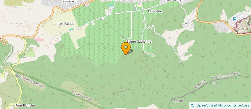 localisation de l'entreprise ECS  CUGES-LES-PINS