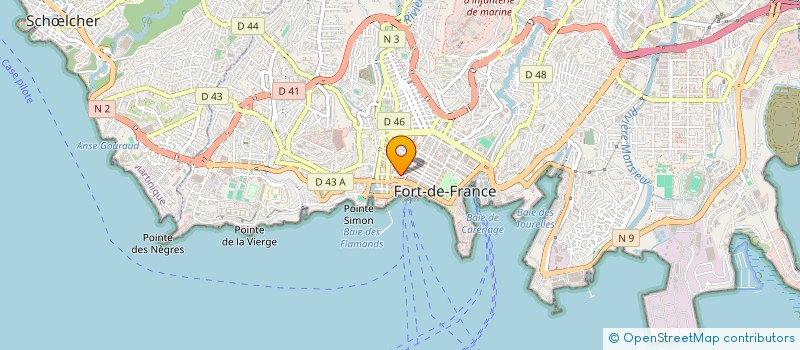 localisation de l'entreprise ECS à FORT-DE-FRANCE