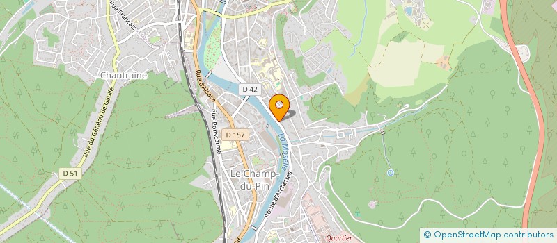 localisation de l'entreprise ECS CORPORATE  EPINAL