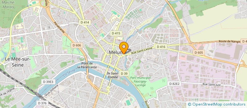 localisation de l'entreprise ECS DISTRIBUTION à MELUN