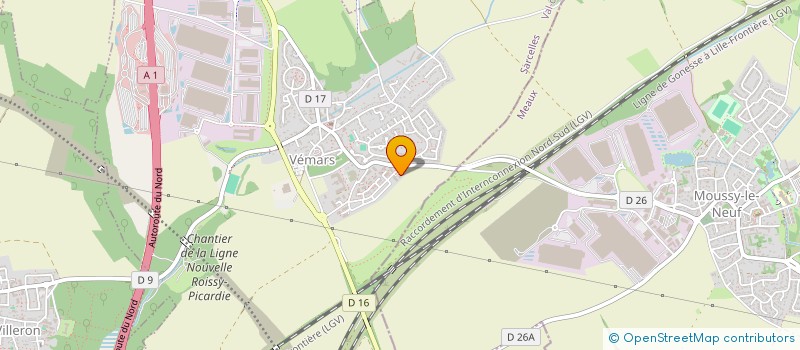 localisation de l'entreprise ECS ENERGIE  VEMARS