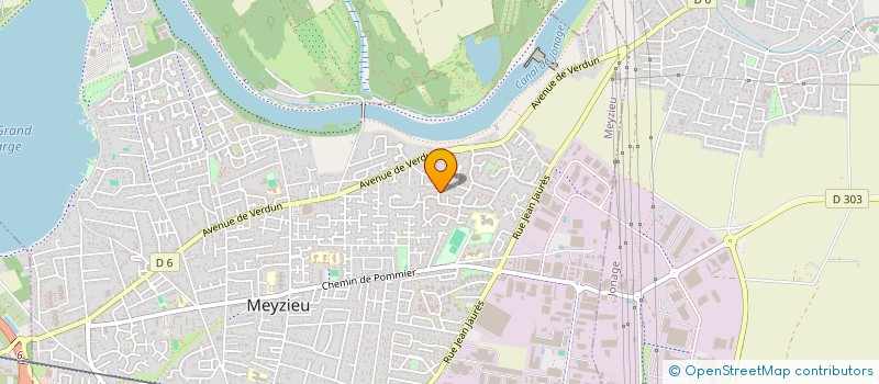 localisation de l'entreprise ECS-ETUDE & CONCEPTION DE STRUCTURES à MEYZIEU