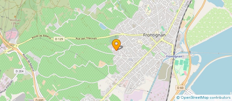 localisation de l'entreprise ECS EURO CONCEPT SERVICES à FRONTIGNAN