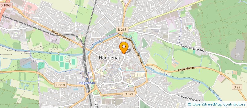 localisation de l'entreprise ECS INTERIM à HAGUENAU