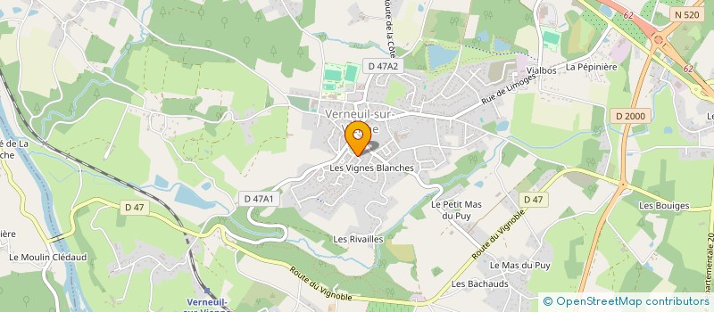 localisation de l'entreprise ECS TRUCK & BUS à VERNEUIL-SUR-VIENNE