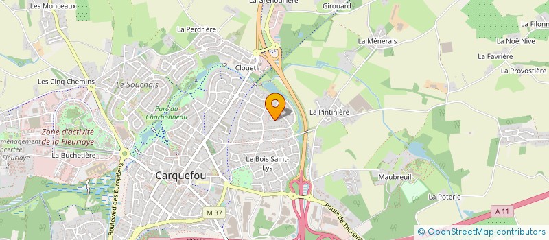 localisation de l'entreprise ECSC à CARQUEFOU