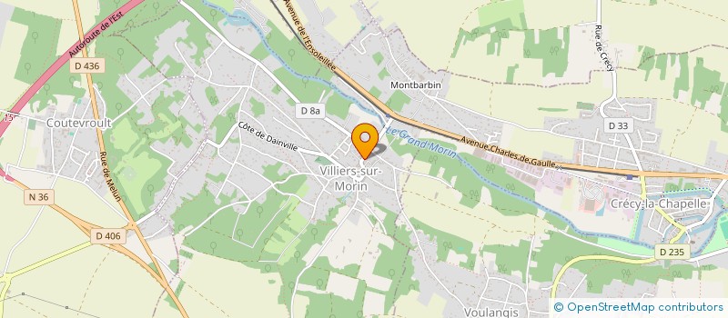 localisation de l'entreprise ECSC  VILLIERS-SUR-MORIN