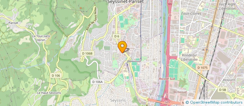 localisation de l'entreprise ECSE  VAULNAVEYS-LE-HAUT