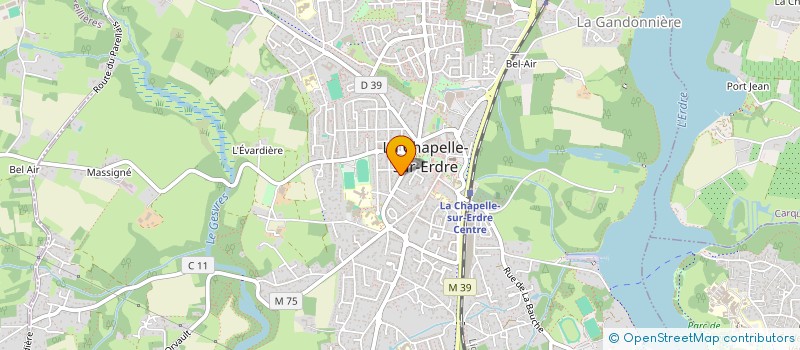 localisation de l'entreprise ECSG NOTAIRE  LA CHAPELLE-SUR-ERDRE