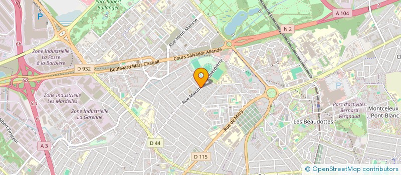 localisation de l'entreprise ECSP à AULNAY-SOUS-BOIS