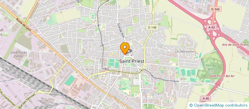 localisation de l'entreprise ECSP TRADING  SAINT-PRIEST