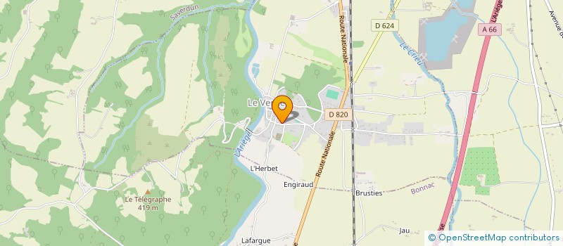 localisation de l'entreprise ECST  CABESTANY