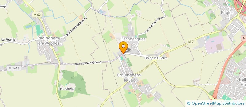 localisation de l'entreprise ECT-AM à ESCOBECQUES