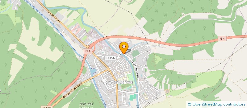 localisation de l'entreprise ECT PARTNERSHIP  LIGNY-EN-BARROIS