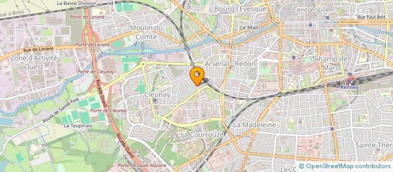 localisation de l'entreprise ECT PATRIMOINE  RENNES