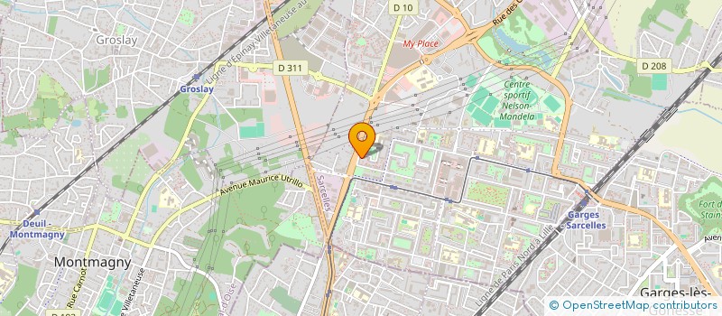 localisation de l'entreprise ECTA IDF à SARCELLES