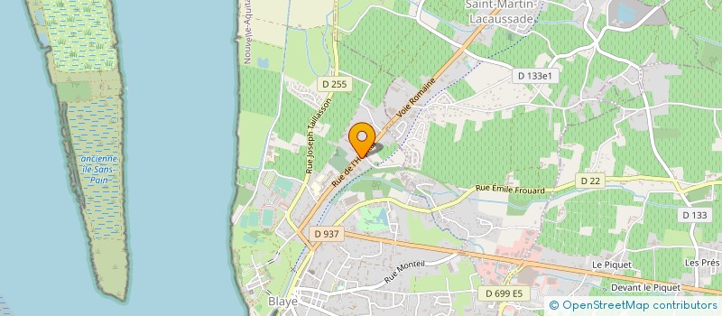 localisation de l'entreprise ECTAUR EXPERT à BLAYE