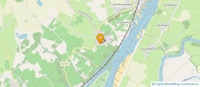 localisation de l'entreprise ECTAV  SAVENNIERES