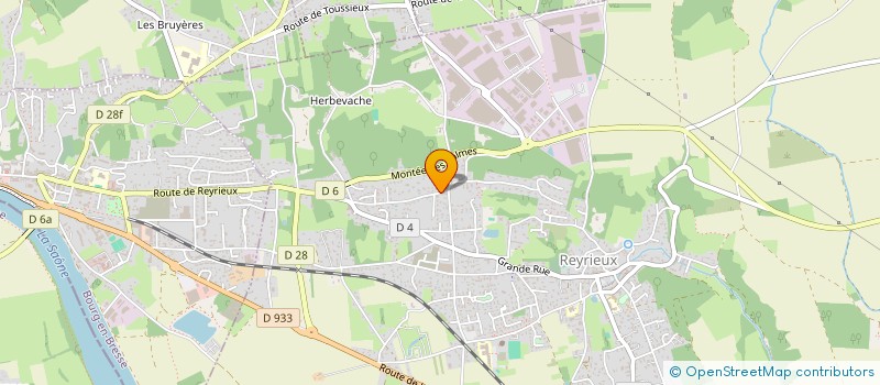 localisation de l'entreprise ECTHELYON à REYRIEUX