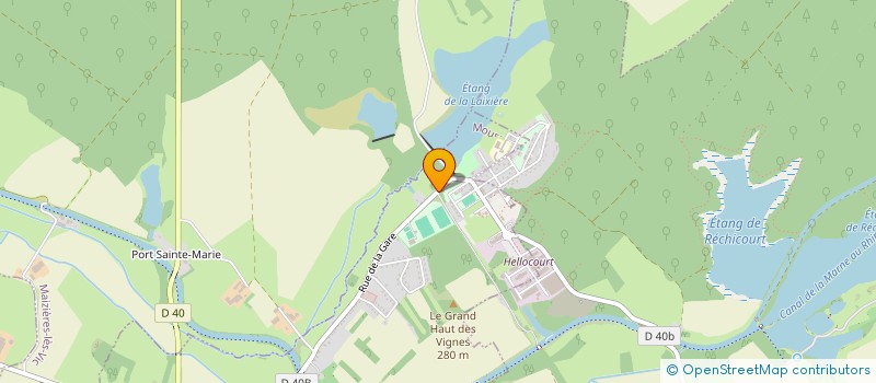 localisation de l'entreprise ECTRAM INDUSTRIE  MOUSSEY