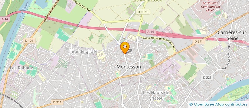 localisation de l'entreprise ECTV CONCEPT  MONTESSON