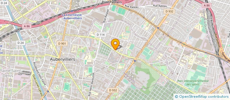 localisation de l'entreprise ECTYPE à AUBERVILLIERS