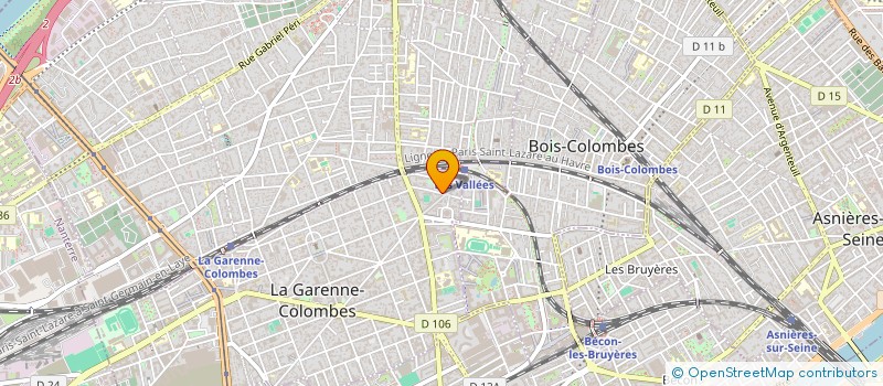 localisation de l'entreprise ECUA-BAT à LA GARENNE-COLOMBES