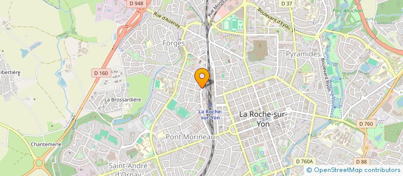 localisation de l'entreprise ECUATOR à LA ROCHE-SUR-YON