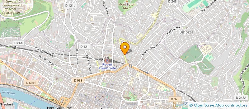 localisation de l'entreprise ECUBE à ROUEN
