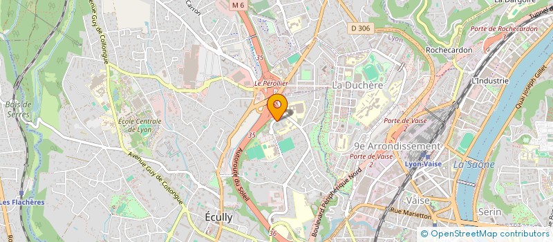 localisation de l'entreprise ECULLY GYM.RYTH.& SPORT.& GYM.FORM.LOISI  ECULLY