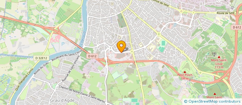 localisation de l'entreprise ECUME à AGDE