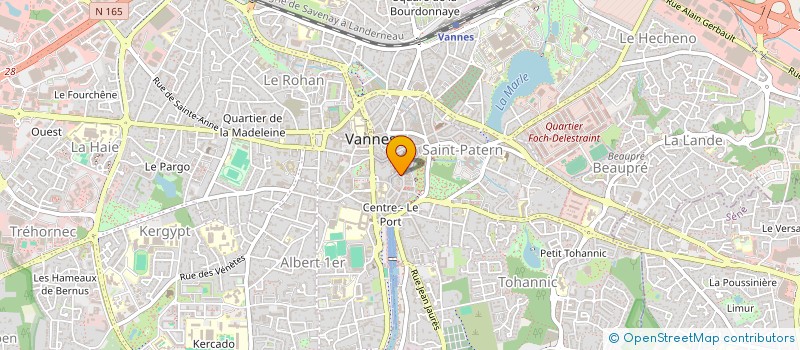 localisation de l'entreprise ECUME DE MER à VANNES