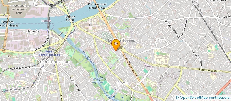 localisation de l'entreprise ECUME DES VILLES  NANTES