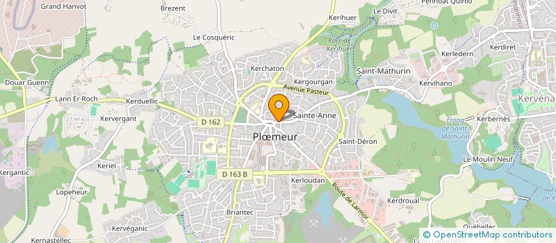 localisation de l'entreprise ECUME GIVREE à PLOEMEUR