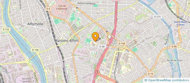 localisation de l'entreprise ECUMM  MAISONS-ALFORT