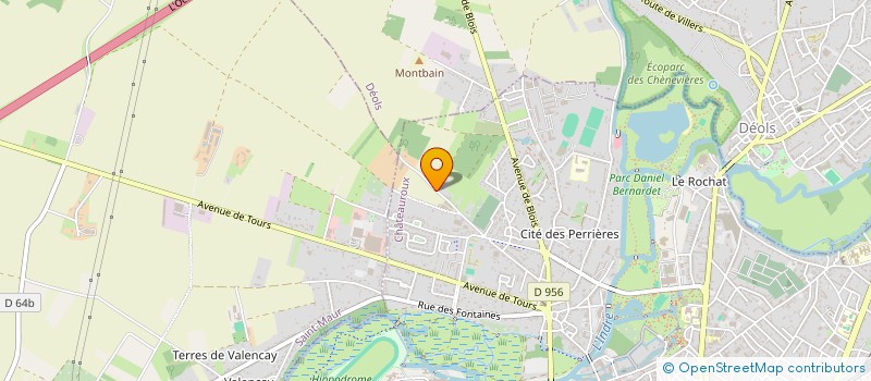 localisation de l'entreprise ECUMO à CHATEAUROUX