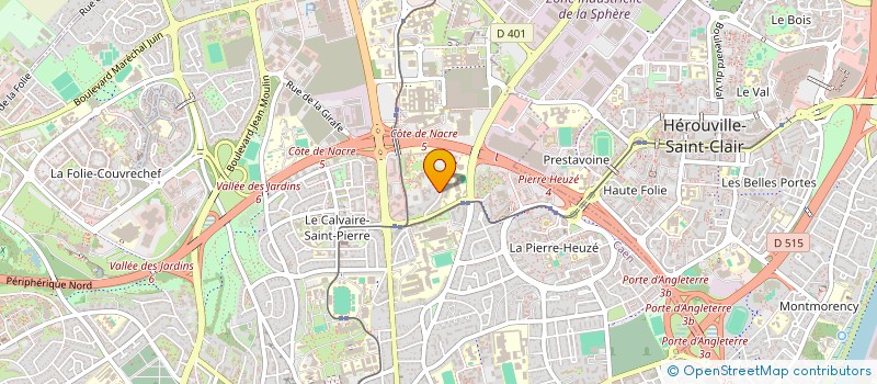 localisation de l'entreprise ECUREUIL à CAEN