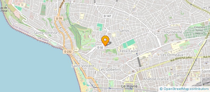 localisation de l'entreprise ECUREUIL à LE HAVRE