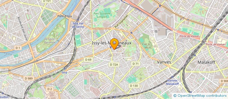localisation de l'entreprise ECUREUIL A CHAUSETTE à ISSY-LES-MOULINEAUX