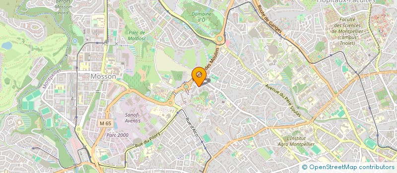 localisation de l'entreprise ECUREUIL CLUB LANGUEDOC-ROUSSILLON à MONTPELLIER