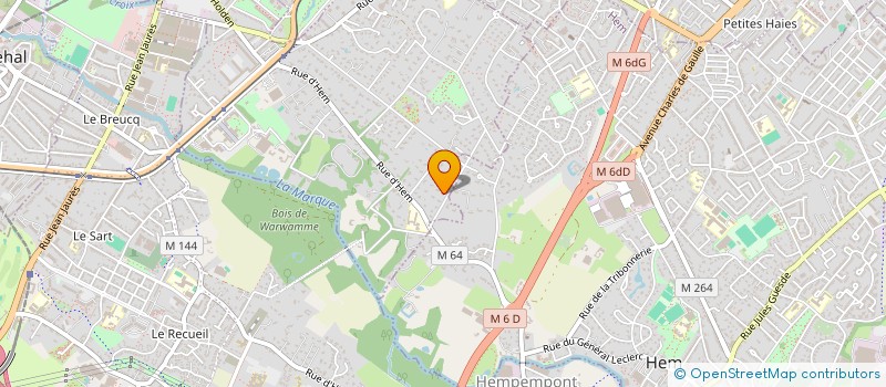 localisation de l'entreprise ECUREUIL VERT à CROIX