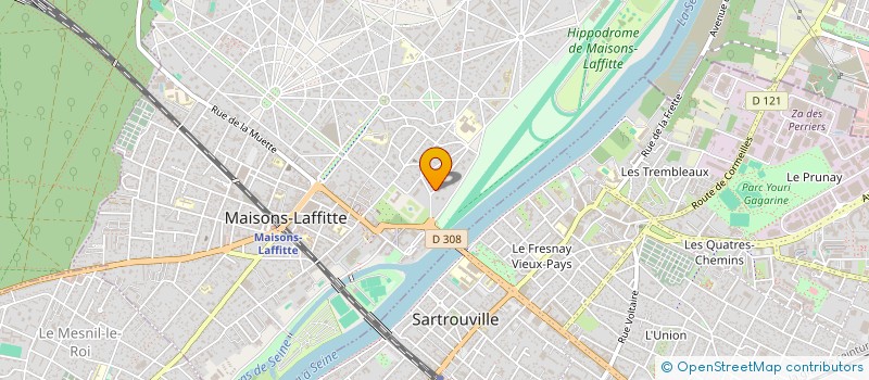 localisation de l'entreprise ECURIE 3D à MAISONS-LAFFITTE
