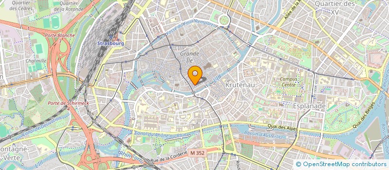 localisation de l'entreprise ECURIE à STRASBOURG