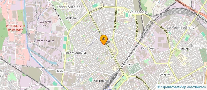 localisation de l'entreprise ECURIE ALAIN ROGIER  REIMS